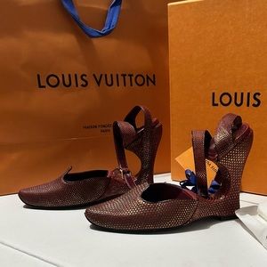 Louis Vuitton red heels